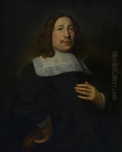 Portrait of Jacob Ouzeel (1601-1666) by Samuel Van Hoogstraten