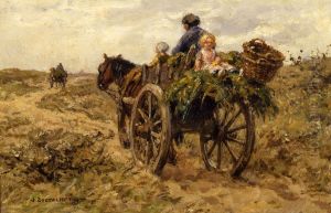 Het groentekarretje by Jan Zoetelief Tromp