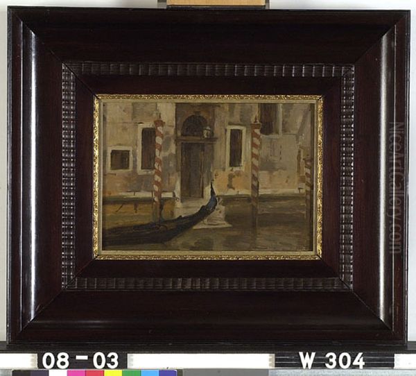 Canal grande met gondel - view 1