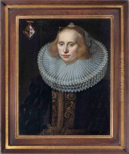 Portret van Geerteke van Scheltinga Portret van Geerteke van Scheltinga