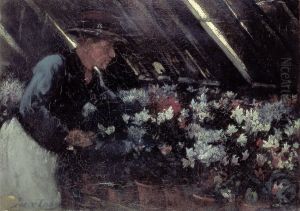 Man in the Greenhouse by Jacobus Van Looy