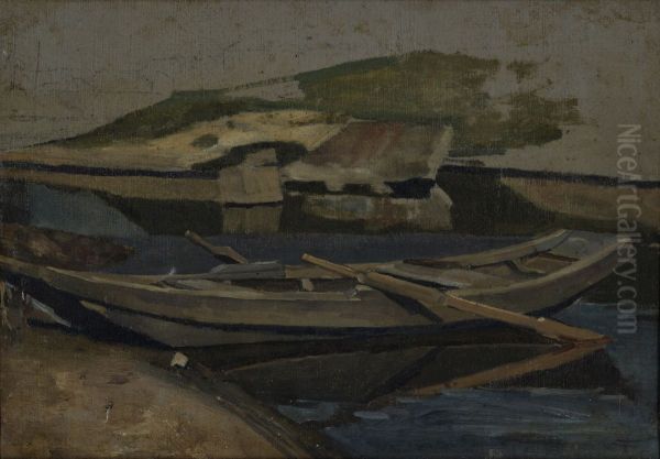 Boot op de kant van een werfje - view 1