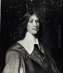 Portret van een onbekende man by Wybrand de Geest