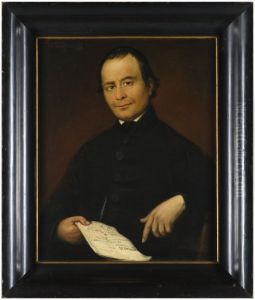 Portret van pastoor J.H. von Schelve