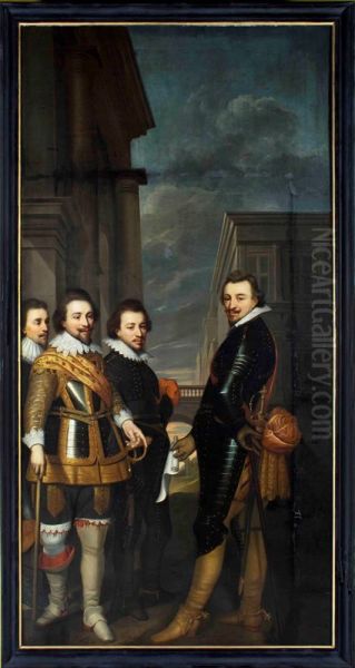 Groepsportret van de graven van Nassau-Siegen en Nassau-Dillenburg - view 1
