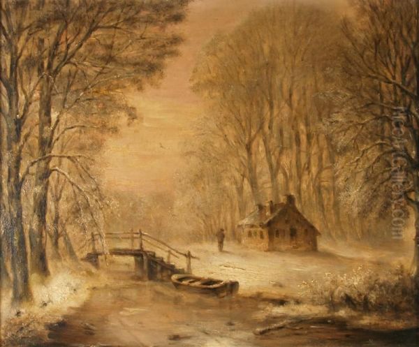 Winters bosgezicht - view 1