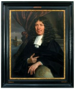 Portrait of Mattheus van den Broucke (1620-1685) by Samuel Van Hoogstraten