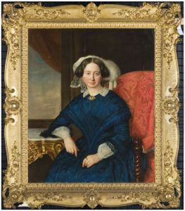 Portrait of Aletta Catharina Alberda van Ekenstein (1814-1875) by Nicolaas Pieneman