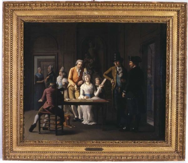 Anna Charlotte Didier de Boncour's drawing lesson - view 1