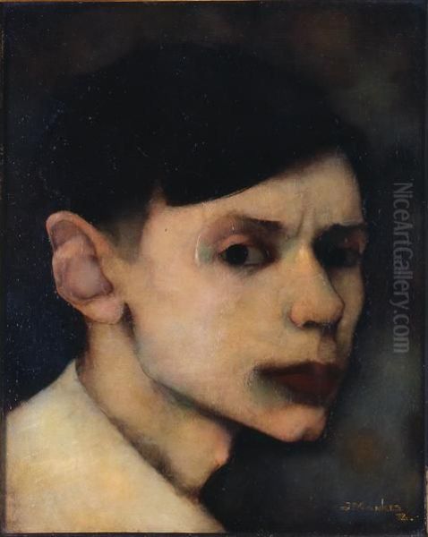 Zelfportret van Jan Mankes - view 1