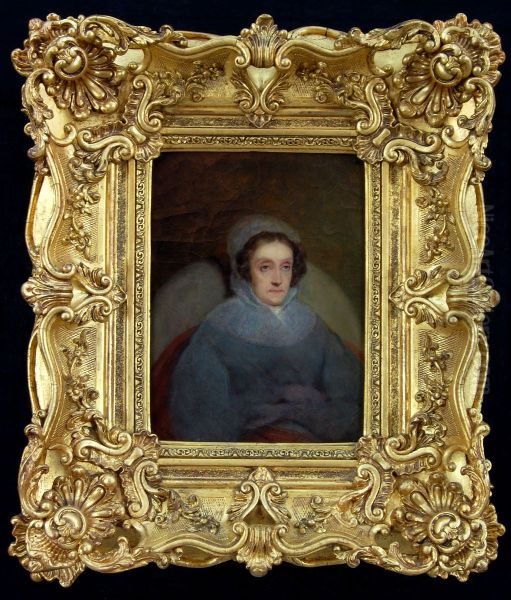 Portret van de moeder van de kunstenaar, mevr. Cornelia Scheffer geb. Lamme - view 1