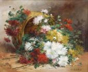 Panier Fleuri by Eugene Henri Cauchois