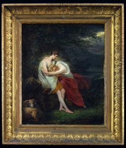 Pastorale 'Voor den Storm' by Ary Scheffer