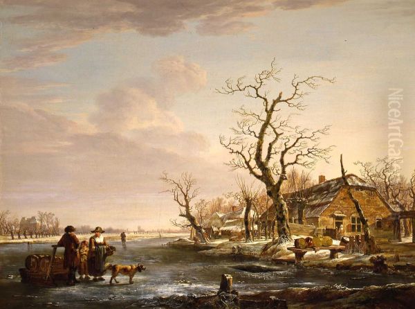 Wintergezicht aan de Devel - view 1