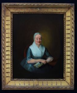 Portrait of Elisabeth Bonket (1733-?) by Johann Baptist Scheffer