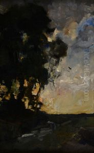 Landschap met bomen Landschap met bomen
