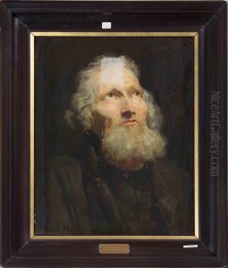 Portret (modelstudie) van een oude man by Lawrence Alma-Tadema