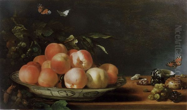 Stilleven met perziken - view 1
