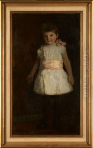 Portret van Johanna Jozina Singels op 4-jarige leeftijd