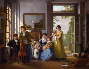 Portrait of Hendrik Weymans (1760-1831) and his family Portrait of Hendrik Weymans (1760-1831) and his family