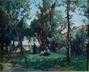 Zomer by Johannes Evert Hendrik Akkeringa