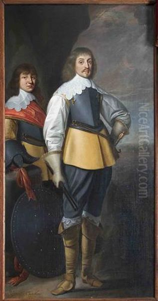 Double portrait of Johan Maurits van Nassau-Siegen (1604-1679) and Johan Ernst van Nassau-Siegen (1618-1639) - view 1