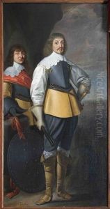 Double portrait of Johan Maurits van Nassau-Siegen (1604-1679) and Johan Ernst van Nassau-Siegen (1618-1639)