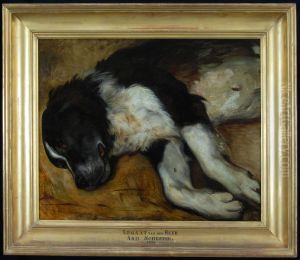 Turc, de hond van de kunstenaar, na zijn dood Turc, de hond van de kunstenaar, na zijn dood
