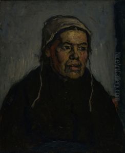 Portret van een boerenvrouw