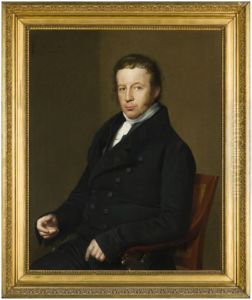 Portrait of Jan Daniel van der Plaats (1780-1853) by Willem Bartel Van Der Kooi