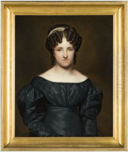 Portrait of Meina Catharina Waller (1810-1865) by Willem Bartel Van Der Kooi