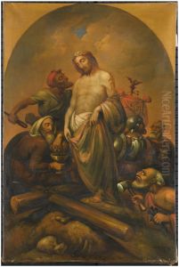 Christus op Golgotha by Otto De Boer