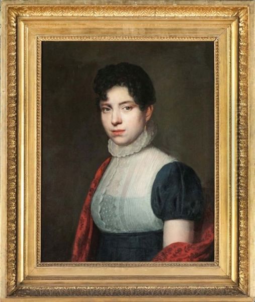 Portrait of Maria Gijsberta Verhoesen (1780-1833), echtgenote van Jeronimo de Vries - view 1