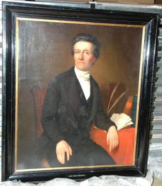 Portret van Justus Hiddes Halbertsma - view 1