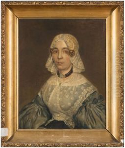 Portrait of Fokje Fellinga (1800-1876) by Tjeert Eernstman