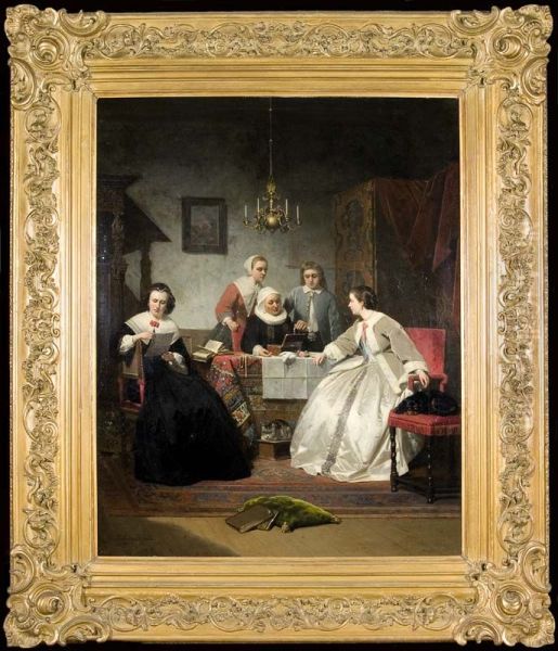 Interieur in 17e eeuwse trant - view 1