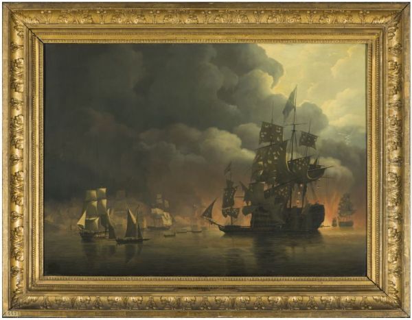 Vloot onder Lord Exmouth - view 1