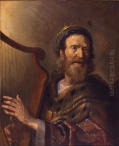 King David singing psalms