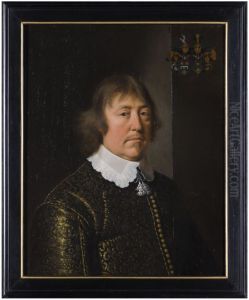 Portret van Johan Roorda, rekenmeester van Friesland