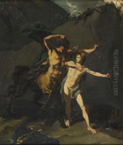The Education of Achilles by Jean-Baptiste Regnault