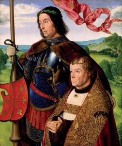 Saint Maurice with a Donor by Jean Hey