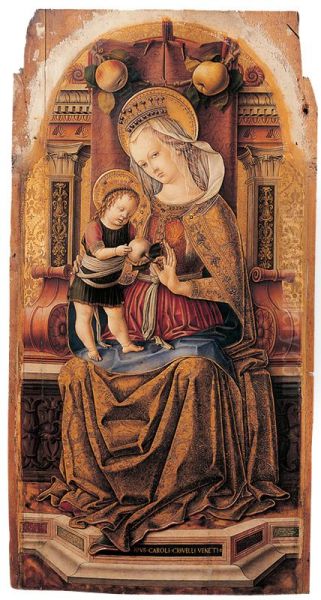 Virgin and Child Enthroned - view 1