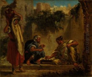 Arabes jouant aux echecs