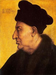 Portrait of an old man by Quinten Metsys