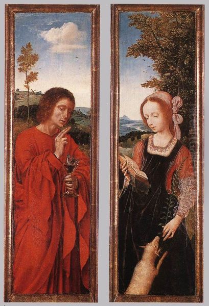 John the Evangelist and St Agnes - view 1