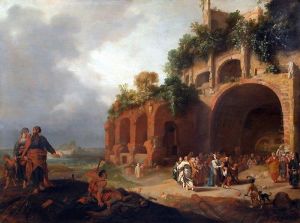 Jesus Healing a Deaf-mute by Bartholomeus Breenbergh