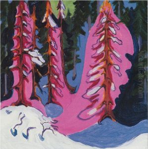 Am Waldrand by Ernst Ludwig Kirchner