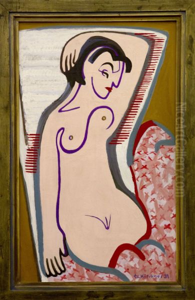 Nackte liegende Frau - view 1