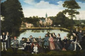 Thomas de Thiennes and family at Castle Rumbeke Thomas de Thiennes and family at Castle Rumbeke