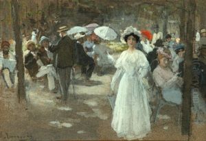 Boulevard. Vichy. France. by Aleksey Stepanov